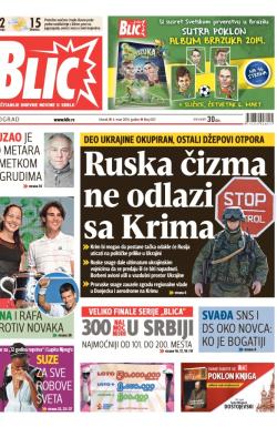 Blic - broj 6127, 4. mar 2014.