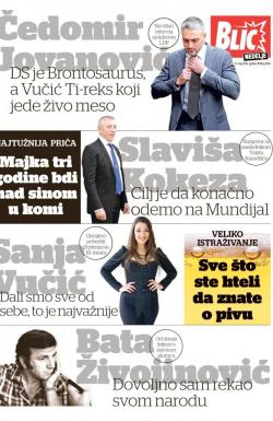 Blic - broj 6914, 15. maj 2016.