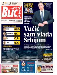 Blic - broj 6140, 17. mar 2014.