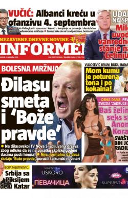 Informer - broj 2850, 2. sep 2021.