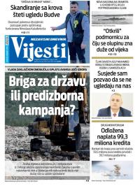 Vijesti - broj 8017, 3. avg 2020.