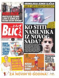 Blic - broj 8466, 21. sep 2020.