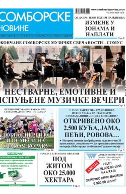 Somborske novine - broj 3671, 1. nov 2024.