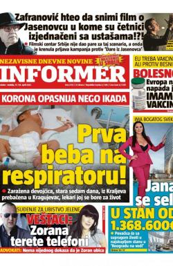 Informer - broj 2733, 17. apr 2021.