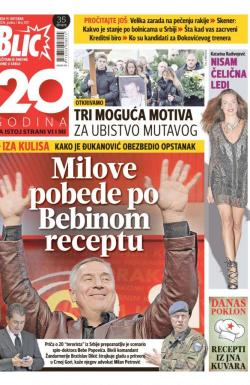 Blic - broj 7071, 19. okt 2016.