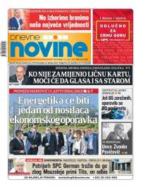 Dnevne novine - broj 2757, 13. avg 2020.