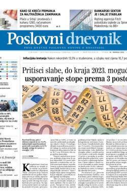 Poslovni Dnevnik - broj 4821, 18. apr 2023.