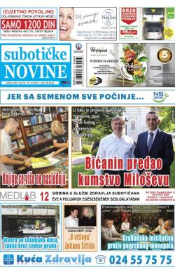 Nove Subotičke novine - broj 23, 10. jun 2016.