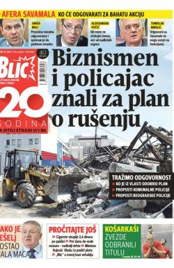 Blic - broj 6940, 10. jun 2016.