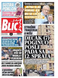 Blic - broj 8164, 9. nov 2019.