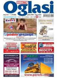 Novosti oglasi - broj 1623, 3. jun 2020.