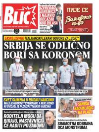 Blic - broj 8427, 13. avg 2020.