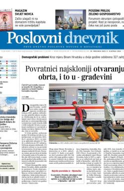 Poslovni Dnevnik - broj 4996, 29. dec 2023.