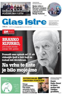 Glas Istre - broj 348, 18. dec 2021.