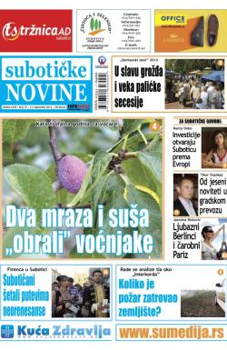 Nove Subotičke novine - broj 37, 14. sep 2012.