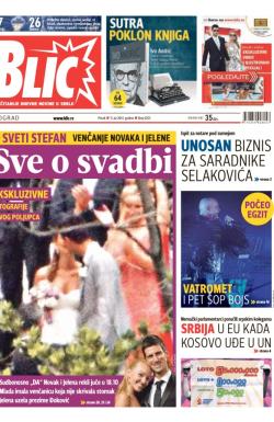 Blic - broj 6253, 11. jul 2014.