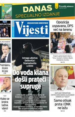 Vijesti - broj 7827, 21. jan 2020.