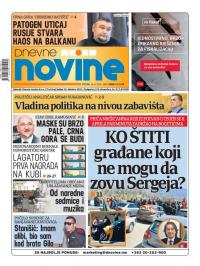 Dnevne novine - broj 2965, 16. apr 2021.