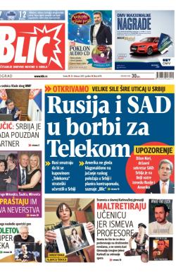 Blic - broj 6478, 25. feb 2015.