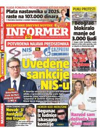 Informer - broj 3876, 11. jan 2025.