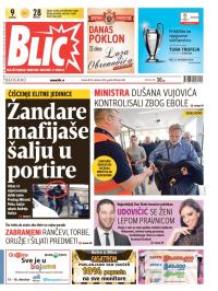 Blic - broj 6348, 14. okt 2014.