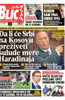 Blic - broj 7840, 11. dec 2018.