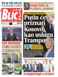 Blic - broj 7164, 23. jan 2017.