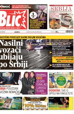 Blic - broj 6222, 10. jun 2014.