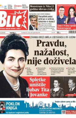 Blic - broj 5997, 21. okt 2013.