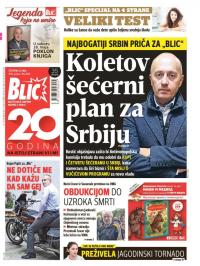 Blic - broj 6925, 26. maj 2016.