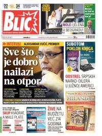 Blic - broj 6263, 21. jul 2014.