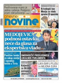 Dnevne novine - broj 2827, 3. nov 2020.