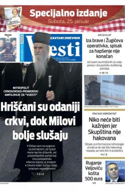 Vijesti - broj 7830, 24. jan 2020.