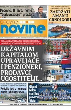 Dnevne novine - broj 3003, 26. maj 2021.