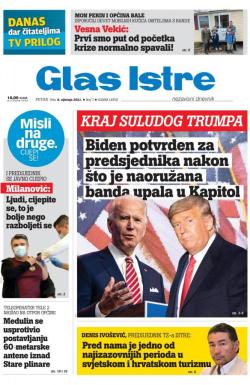 Glas Istre - broj 7, 8. jan 2021.