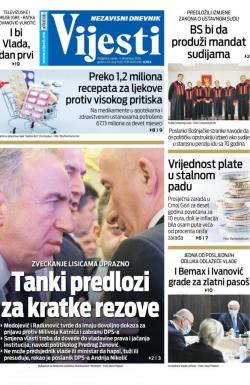 Vijesti - broj 8140, 4. dec 2020.