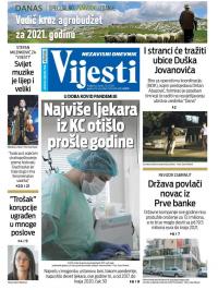 Vijesti - broj 8367, 27. jul 2021.