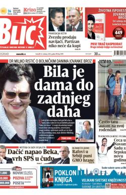 Blic - broj 5999, 23. okt 2013.