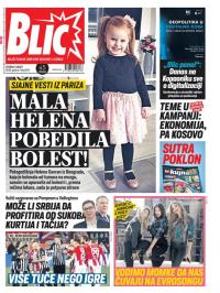 Blic - broj 8274, 3. mar 2020.