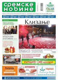 Sremske Novine - broj 2912, 21. dec 2016.