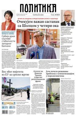 Politika - broj 39738, 18. jul 2024.