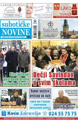 Nove Subotičke novine - broj 4, 29. jan 2016.