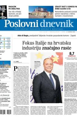 Poslovni Dnevnik - broj 4997, 2. jan 2024.