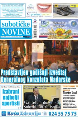 Nove Subotičke novine - broj 50, 13. dec 2013.