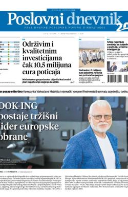 Poslovni Dnevnik - broj 5207, 29. okt 2024.