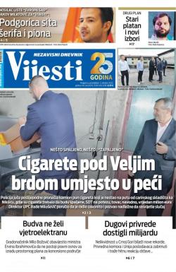 Vijesti - broj 8792, 3. okt 2022.