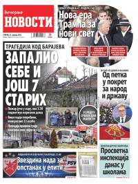 Večernje novosti - broj 5268, 21. jan 2025.