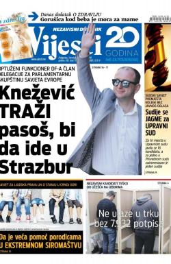 Vijesti - broj 7103, 18. jan 2018.