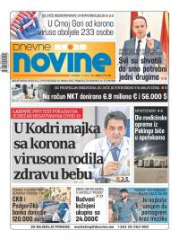 Dnevne novine - broj 2650, 7. apr 2020.