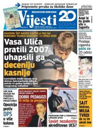 Vijesti - broj 6984, 31. avg 2017.